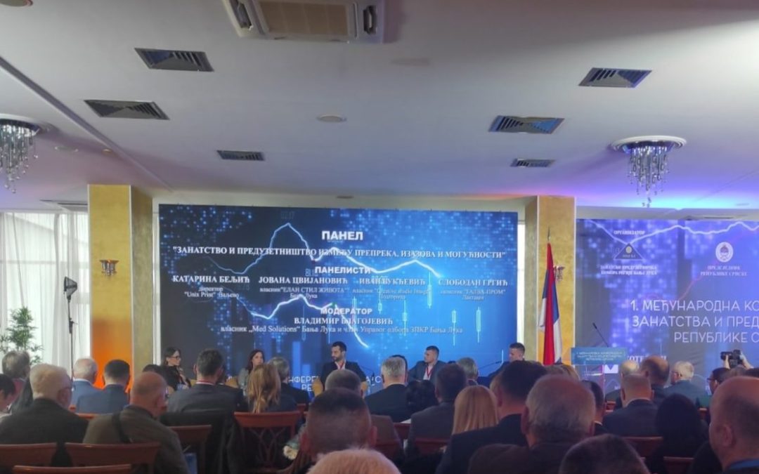 Predstavnici Grada Trebinja na prvoj Međunarodnoj konferenciji zanatstva i preduzetništva Srpske